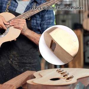 5 uds Mini cepilladora de madera violín juego de cepilladora de pulgar 8/12/14/16/18mm ancho de hoja latón Luthier herramienta para DIY violín <span class=keywords><strong>viola</strong></span> violoncello - Product Image 2