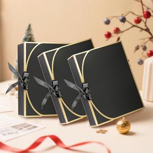 Boîtes cadeaux en <span class=keywords><strong>papier</strong></span> haut de gamme décorées d'un nœud, emballage professionnel pour cosmétiques, cadeaux de mariage, cadeaux d'anniversaire, cadeaux de fêtes - Product Image 4