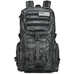 Sac à dos tactique unisexe doublure en polyester sac d'équipement d'assaut de randonnée pour hommes sac à dos étanche taupe pour les aventures en plein air - Product Image 1