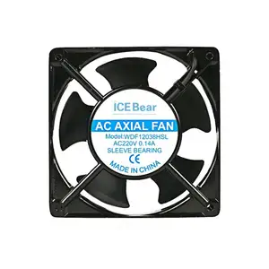 China high temperature large volume vertical square portable axial fan blade 120x120 12038 ac 220v cooling fan