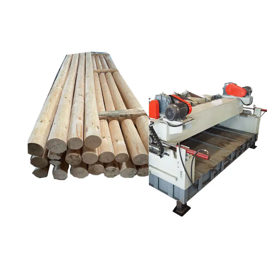 Máquina de fabricación de postes redondos/madera mecanizada