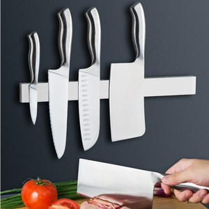 <b>Magnetic</b> Knife Holder <b>Strip</b> Block Rack Multipurpose Kitchen Utensiltool Holder Stainless Steel Spoon Fork Knife Organizer - Product Image 6