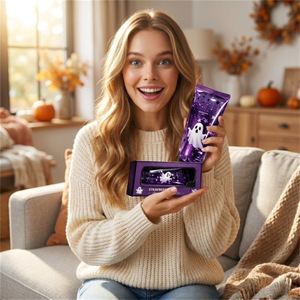 Nuevo Juguete Sensorial Antiestrés de Halloween con Forma de Diente de Fantasma, en Caja Individual a Color, Regalos Novedosos para Halloween - Product Image 5