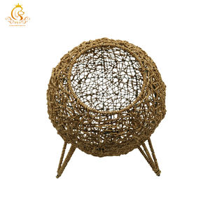 <span class=keywords><strong>Maison</strong></span> pour chat en rotin EUR PET, bon prix, vente chaude, <span class=keywords><strong>maison</strong></span> pour animaux de compagnie, endroit de repos pour chat, lit rond pour chat, pour animalerie et usage domestique - Product Image 5