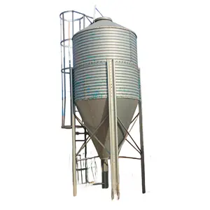 Çin Juchen üretim sıcak daldırma galvanizli Metal malzeme depo besleme kutusu galvanizli sac çelik besleme kulesi ürünleri