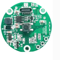 Module PCBA de commande 3-en-1 pour moteur CC sans balais de 35 mm de diamètre, carte de circuit de contrôle pour mini pistolet de massage et appareil intelligent
