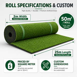 Gazon Artificiel Rouge 4m de Large, 10mm, Grandes Tuiles Carrées, Synthétique Recyclé, Turquie Vietnam - Product Image 5