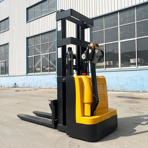 Carretillas elevadoras portátiles completas Semi <span class=keywords><strong>Straddle</strong></span> Pallet Nuevo apilador eléctrico Elevador 1,5 Ton 2ton Apilador eléctrico - Product Image 6