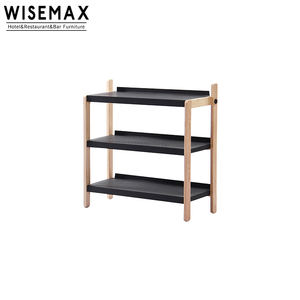 WISEMAX FURNITURE Offre Spéciale maison moderne <span class=keywords><strong>pas</strong></span> <span class=keywords><strong>cher</strong></span> étagère à chaussures en métal étagères porte stockage en bois massif chaussures casiers étagères à chaussures - Product Image 5