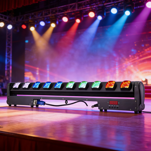 Projecteurs LED à tête mobile à prix avantageux, équipement <span class=keywords><strong>de</strong></span> scène, barre lumineuse <span class=keywords><strong>de</strong></span> disco DJ, éclairage <span class=keywords><strong>de</strong></span> scène mobile pour bar, mariage, KTV - Product Image 2