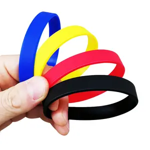 Customized Anti-Mosquito Silicone Wristband Rubber Round Colored Inspirational Wristbands Repellent Bracelets