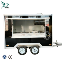 2024 nouveau Mobile carré alimentaire remorque crème glacée Machine Hot Dog Restaurant Snack usine alimentaire boulangerie blé eau maïs matière première
