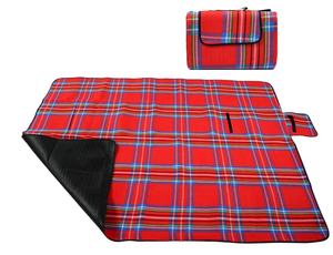 200*150Cm Green <b>Foldable</b> Outdoor Lattice Hiking Camping <b>BBQ</b> Mat Widen Waterproof Picnic Mat Beach Blanket Baby Multiplayer Mat - Product Image 2