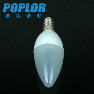 Poplor <b>Led</b> Candle Light Bulb E14 3W Plastic B12 <b>Smd</b> Ac Power - Product Image 3