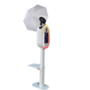 Cabina de Fotos Metálica para iPad con Anillo de Luz de Belleza, Compatible con DSLR, Carcasa de Fotomatón Todo en Uno para <span class=keywords><strong>Alquiler</strong></span> en Eventos - Product Image 2