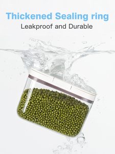 PP <b>Plastic</b> Injection-Molded Rectangle <b>Food</b> Grain Dispenser 25Kg Storage <b>Container</b> for Cereal and Rice Modern Kitchen Organizer - Product Image 4