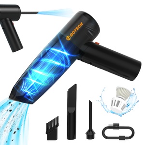Portable 120W 8000Pa Wireless 2-in-1 <b>Handheld</b> Metal Fan Car <b>Vacuum</b> Cleaner Foldable Rechargeable ABS Material for Home Car Use - Product Image 1