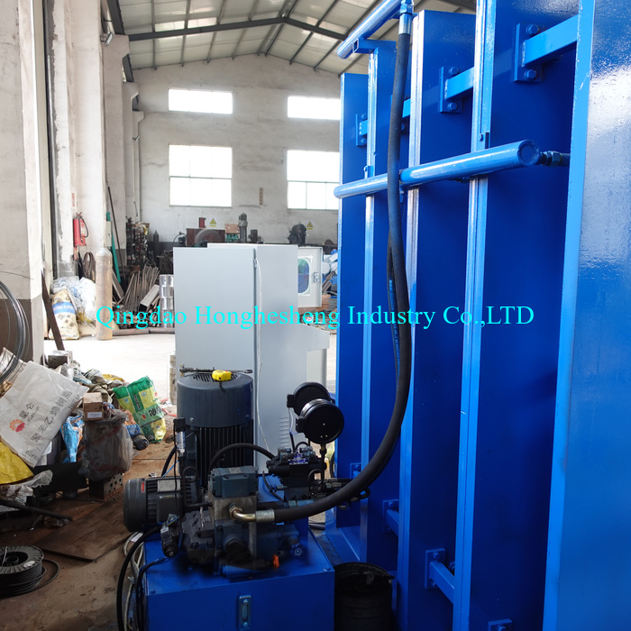 400Ton C type Conveying rubber block crawler vulcanizing machine