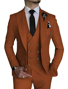 <span class=keywords><strong>Costume</strong></span> de <span class=keywords><strong>Mariage</strong></span> <span class=keywords><strong>Homme</strong></span> Slim Fit 3 Pièces <span class=keywords><strong>Italien</strong></span> de Haute Qualité Business Personnalisé Blazer Gilet Pantalon de Soirée pour Demoiselles d'Honneur - Product Image 4