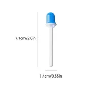 4/8/10 Pièces Applicateurs de cire pour le nez réutilisables en acier inoxydable et ABS, durables, outils de manucure indolores, accessoires de kit de cire 3C