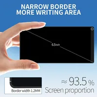 Tablette d'écriture LCD à écran complet de 65 pouces, bloc-notes numérique portable, design léger de poche, MKF6501 pour le dessin créatif et le croquis