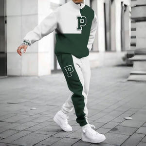 Nuevo diseño Otoño Invierno correr Jogging ropa deportiva entrenamiento ropa Fitness cinturón rayas acanalado hombres ropa deportiva nueva tendencia marca - Product Image 5