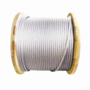 Steel wire ropes for lift door operator 7x19 4mm Industrial door press steel wire rope cable