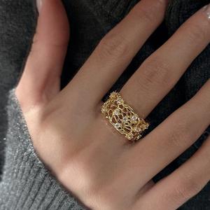 แหวนเงินแท้ Wenchi S925 ดีไซน์เรียบหรู ประดับเพชรซิคอน แฟชั่นทันสมัย ขายส่งเครื่องประดับจากจีน - Product Image 2