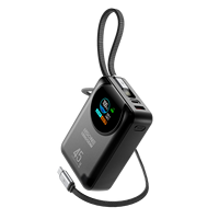 OEM/ODM Vente en gros Batterie externe semi-solide 20000mAh 45W/65W PD à charge rapide pour 4 appareils avec écran TFT circulaire IA MH857C