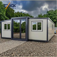 Casa Modular Prefabricada ZYBOX Breezy de 20 pies/40 pies, Expandible, Tipo Contenedor, Villa Moderna para Oficina en Sitio en EE. UU. y Australia, Vivienda Compacta