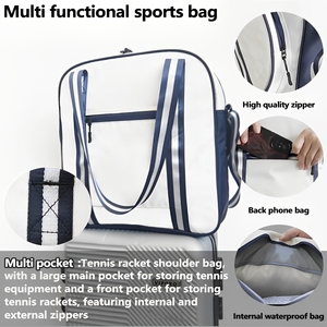 <span class=keywords><strong>Sac</strong></span> à dos avec logo personnalisé sacs de tennis raquettes polyester <span class=keywords><strong>sac</strong></span> à dos de sport de plage en plein air pour tennis <span class=keywords><strong>sac</strong></span> de raquette de badminton pour femmes - Product Image 3