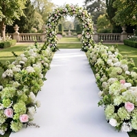 D-FB216 Centres de table floraux en gros 40CM Rose foncé Composition florale romantique en boule Centre de table de mariage pour la décoration