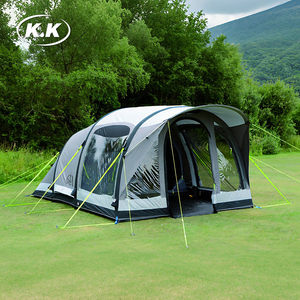 Kawagebo Kamp (KK) 16' X 10' <span class=keywords><strong>Gonflable</strong></span> 14.7 ㎡   Tente de camping en plein air Oxford pour 2 à 4 personnes, type cabane, glamping - Product Image 6