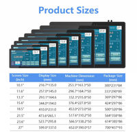 Pantalla táctil de Pc de 10,1/11,6/13,3/15,6/18,5/21,5/27 pulgadas Industrial IP65 Monitor portátil a prueba de agua Pantalla táctil de Pc