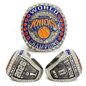Anillo de Campeonato de los <span class=keywords><strong>New</strong></span> <span class=keywords><strong>York</strong></span> <span class=keywords><strong>Knicks</strong></span> 2025-2026, Chapado en Oro, Incrustaciones de Aleación, Regalo Conmemorativo de <span class=keywords><strong>Baloncesto</strong></span>, Joyería de Alta Calidad - Product Image 4