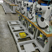 Machine à coudre pour chaussures en cuir, pour la couture des côtés et des coutures latérales, avec moteur 220V 0.75Kw
