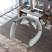 Masseur cervical personnalisé Meilan Processing, vibrations EMS, compresse chaude, télécommande Bluetooth, garantie 1 an