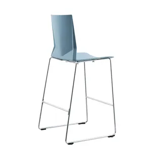 होम फर्नीचर आधुनिक प्लास्टिक विंटेज Barstool कुर्सियों धातु उच्च बार मल कुर्सी बार कमरे फर्नीचर 4pcs/ctn Morden
