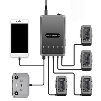 Bộ Sạc Pin Thông Minh STARTRC Professional 6 Trong 1 GaN 120W, Phụ Kiện Máy Bay Điều Khiển Từ Xa Sạc Cho DJI Air 2S Mavic Air 2