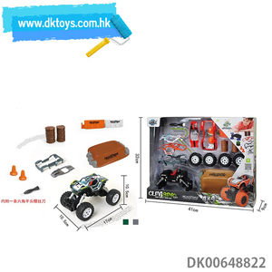 Tirez Assembler Moulé <span class=keywords><strong>Sous</strong></span> Pression Voiture BRICOLAGE Mains sur Barin Formation Jouet - Product Image 3