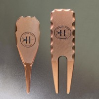 Outil multifonction à pointe unique, outil de réparation de divots de golf, outil de réparation de marques de pitch de golf, outils de réparation de divots de golf, vente chaude