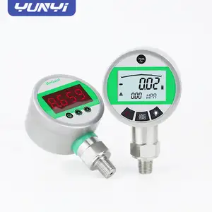 Yunyi pengukur tekanan bahan bakar mesin digital, gabungan medis Cmh2o E61 Manometer 4 digit tampilan LCD