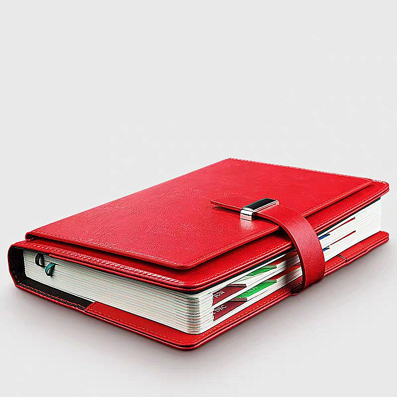 Combination lock diary a5 pu leather notebook