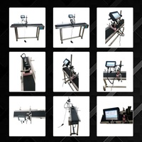 Imprimante jet d'encre haute résolution, machine d'impression automatique de codes de date pour le marquage sur le bois, le métal, le plastique, les boîtes en carton, les bouteilles, les sacs