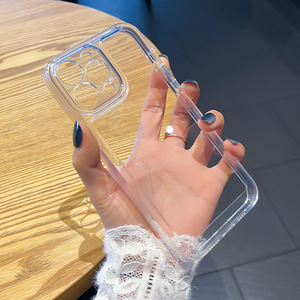 Funda transparente de TPU para iPhone 15 Pro Max, a prueba de golpes, suave, con protección para la cámara - Product Image 1