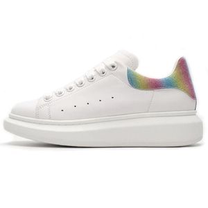 Zapatillas <span class=keywords><strong>Deportivas</strong></span> Casuales de Piel Genuina para <span class=keywords><strong>Mujer</strong></span>, con Cordones, Suela Gruesa, a la Moda, Elevadas, Cómodas para Caminar, Uso Diario, Otoño, Verano - Product Image 4