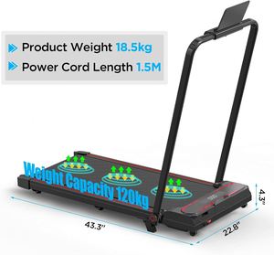 Caminadora para el Hogar con 10 Niveles de Ajuste de Velocidad, 8 Niveles de Ajuste de Inclinación - Product Image 4