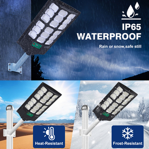 Farola <span class=keywords><strong>Solar</strong></span> de 2000w con Sensor de Movimiento, Ahorro de Energía, Impermeable IP65, Farola <span class=keywords><strong>Solar</strong></span> <span class=keywords><strong>LED</strong></span> de Alta Luminosidad, Lámparas Solares - Product Image 4
