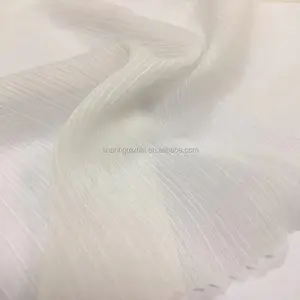 Chai Nhựa Tái Chế 100% PET RPET Dệt 75D <span class=keywords><strong>Polyester</strong></span> Yoryu <span class=keywords><strong>Chiffon</strong></span> Nhăn Nhăn Crepe Vải Voan - Product Image 1