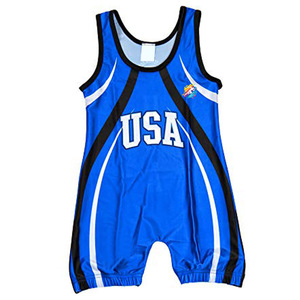 Formula1 Industries Powerlifting <b>Singlets</b>-Eco-Friendly Breathable Spandex/Polyester Plus Size Men's Blue <b>Weightlifting</b> <b>Singlet</b> - Product Image 3